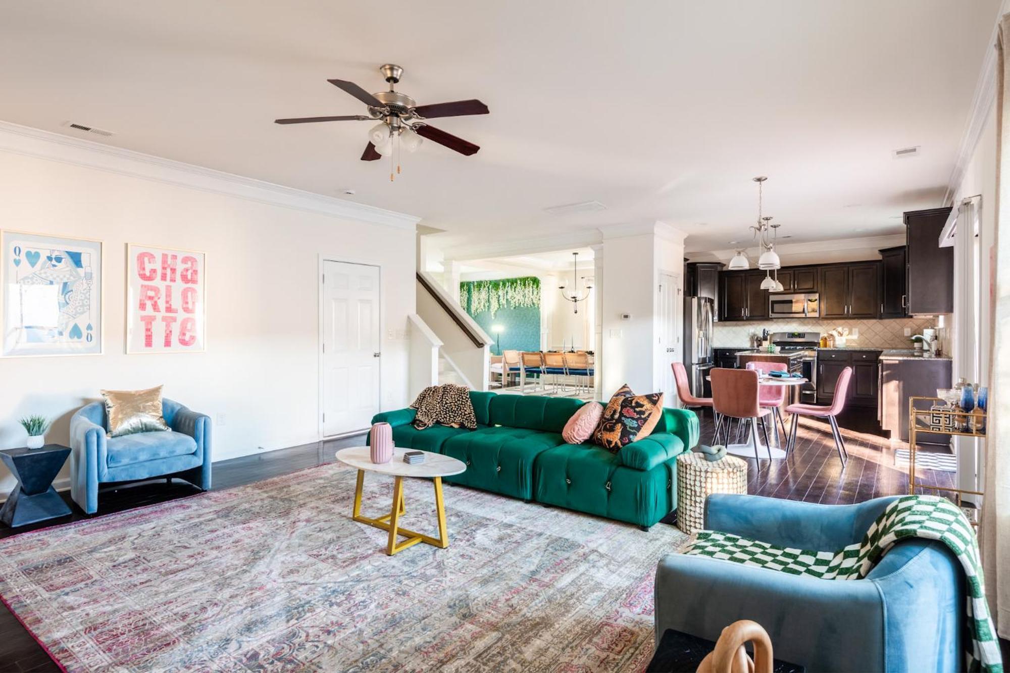 Near Clt Airport - 4Bd - Backyard - Balcony Charlotte Exterior foto